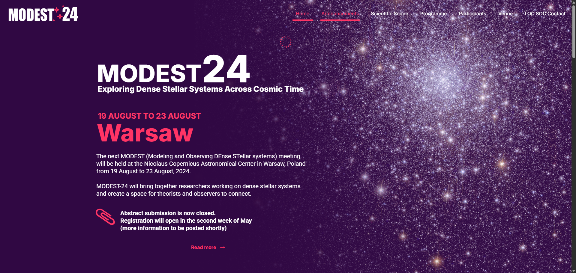 Modest 24 Conference Banner